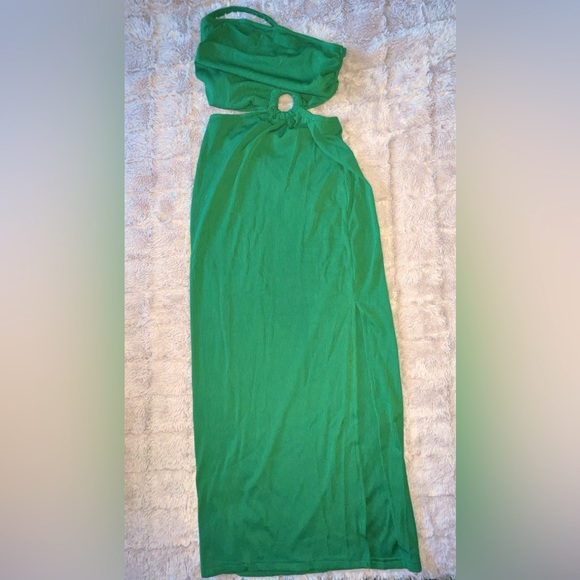 Caracilia Women's Summer Bodycon Maxi Dress One Shoulder Strappy Cocktail NWT - Picture 5 of 9